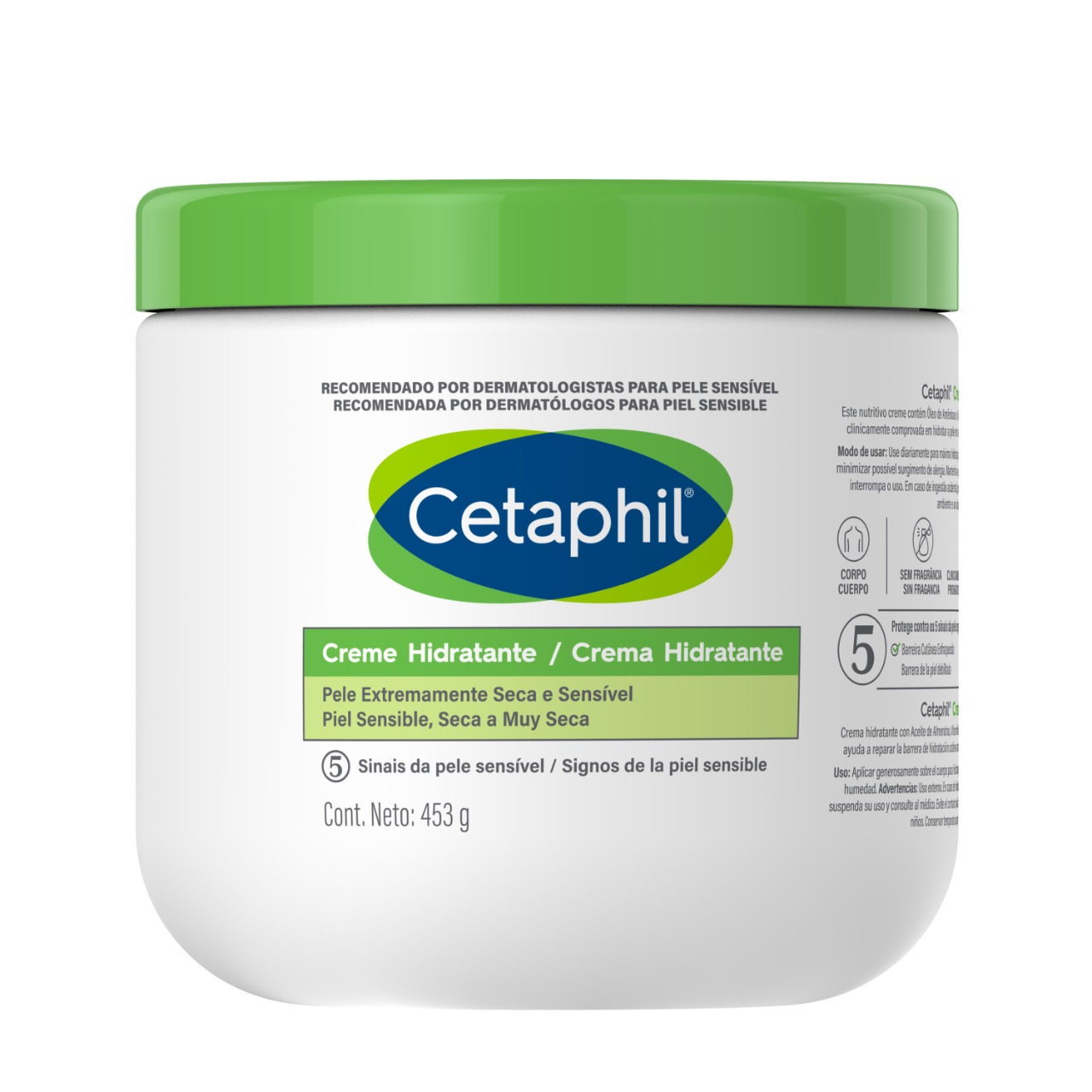Crema hidratante (453 g, 250 g)